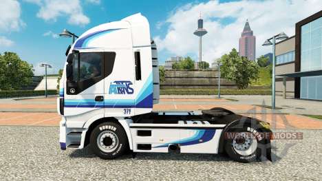 Ital trans skin for Iveco tractor unit for Euro Truck Simulator 2