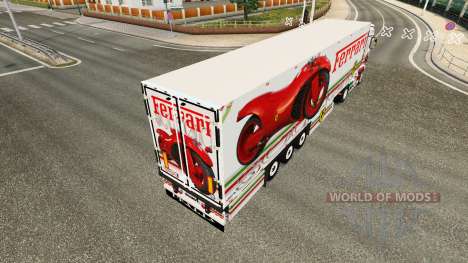 Ferrari skin for Scania R700 truck for Euro Truck Simulator 2