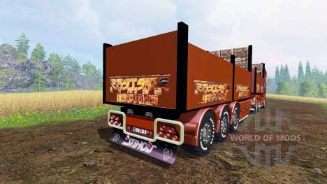 Scania R1000 [flatbed] for Farming Simulator 2015