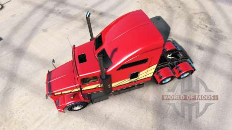 Skin Stripes v2.0 tractor Kenworth T800 for American Truck Simulator