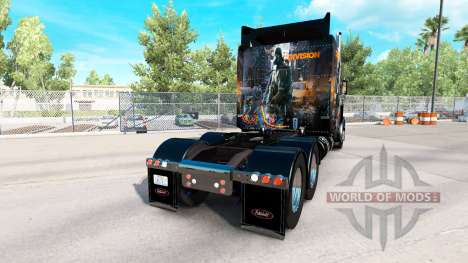 Skin The Division for the truck Peterbilt 389 for American Truck Simulator