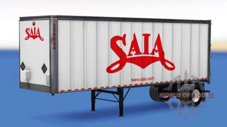 The logos of real companies on the trailers for American Truck Simulator
