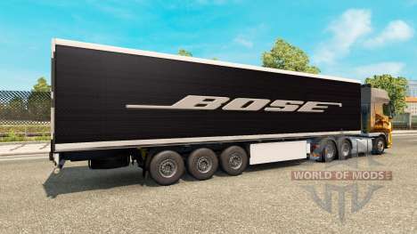 Skin Bose on the trailer for Euro Truck Simulator 2