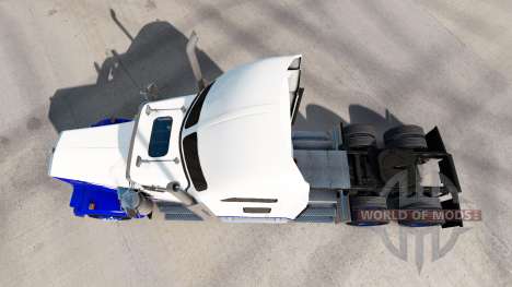 Skin Blue Spike on the truck Kenworth W900 for American Truck Simulator