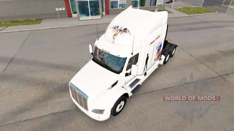 Diesel Cowboy skin for the truck Peterbilt for American Truck Simulator