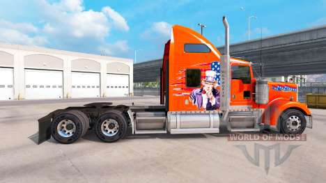 Skin American truck Kenworth W900 for American Truck Simulator
