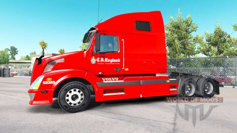 Skin C R England in tractor Volvo VNL 670 for American Truck Simulator