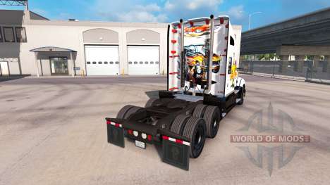 Skin Car art on a Kenworth tractor for American Truck Simulator