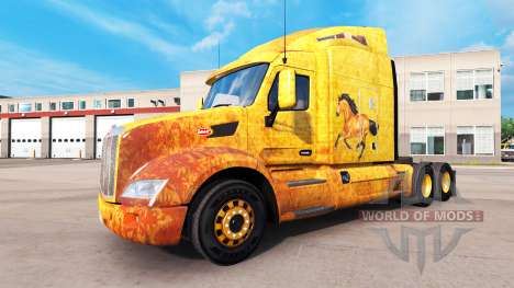 Western skin for the truck Peterbilt for American Truck Simulator