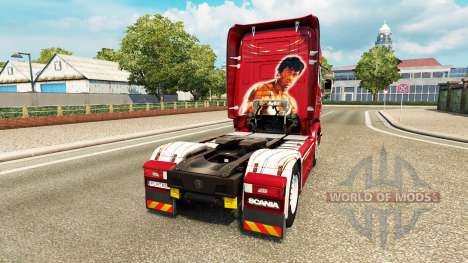 Skin Hawk Edition tractor Scania for Euro Truck Simulator 2