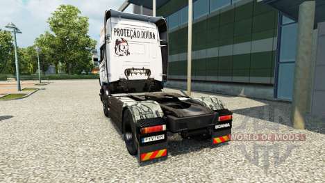 Magic skin for Scania truck for Euro Truck Simulator 2