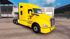 Skin Yellow Inc. for Peterbilt and Kenworth trucks for American Truck Simulator
