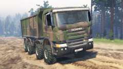 Scania Timber 8x8 for Spin Tires