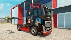 Freddy Krueger skin for Volvo truck for Euro Truck Simulator 2