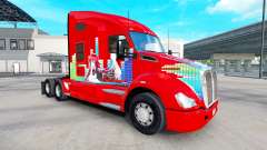 Skin Rias Gremory on a Kenworth tractor for American Truck Simulator