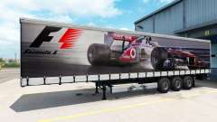 Skin Formula 1 on the semi-trailer for American Truck Simulator