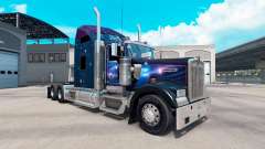 Skin Falling Star on the truck Kenworth W900 for American Truck Simulator