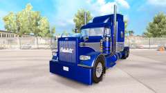 Skin Blue-gray on the truck Peterbilt 389 for American Truck Simulator