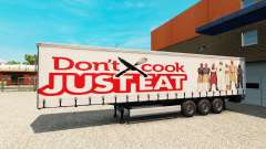 Skin Just Eat on the trailer for Euro Truck Simulator 2