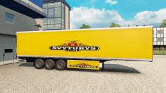 Skin Svyturys on the trailer for Euro Truck Simulator 2