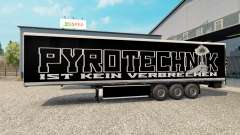 Skin Pyrotechnics on the trailer for Euro Truck Simulator 2