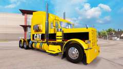 CAT skin for the truck Peterbilt 389 for American Truck Simulator