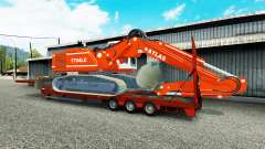 Low sweep with the excavator ATLAS for Euro Truck Simulator 2