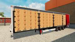 Trailer curtain Krone for Euro Truck Simulator 2