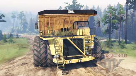 Dump truck 8x8 for Spin Tires