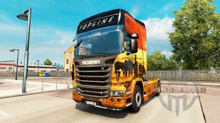 Skin Safari for Scania truck for Euro Truck Simulator 2