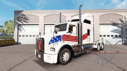 Skin USA on tractor Kenworth T800 for American Truck Simulator