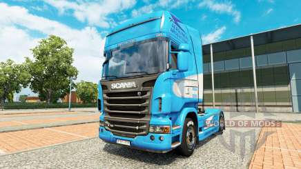 Aerolineas Argentinas skin for Scania truck for Euro Truck Simulator 2