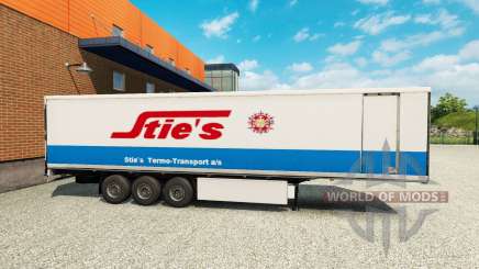 Skin Sties at the back of a semi for Euro Truck Simulator 2
