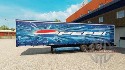 Pepsi skin for the trailer for Euro Truck Simulator 2