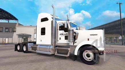 Skin on a Polar Industries truck Kenworth W900 for American Truck Simulator