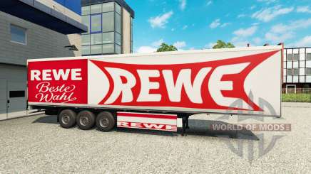 Rewe skin for the trailer for Euro Truck Simulator 2