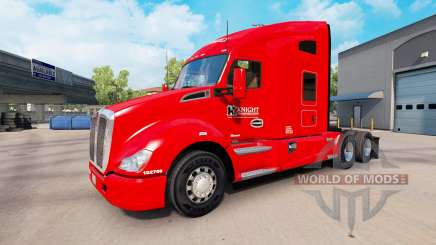 Skin Knights Transportation to the Kenworth tractor for American Truck Simulator