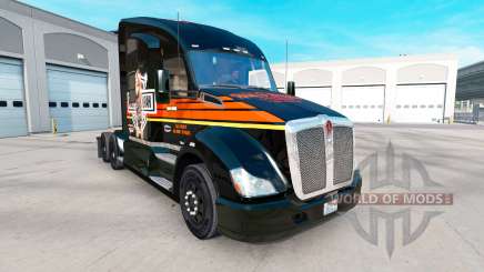 Skin Harley-Davidson on a Kenworth tractor for American Truck Simulator