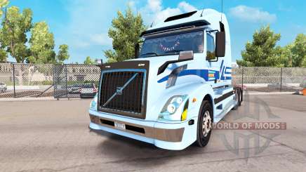 Skin for Werner Enterprises tractor Volvo VNL 670 for American Truck Simulator