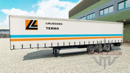 Skin Linjegods on the trailer for Euro Truck Simulator 2