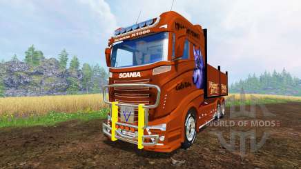 Scania R1000 [flatbed] for Farming Simulator 2015