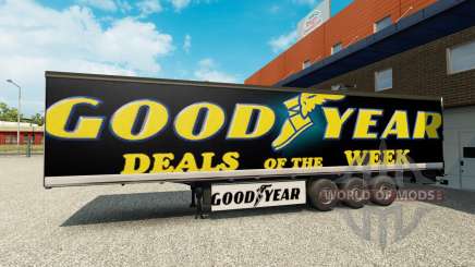 Skin Goodyear on the trailer for Euro Truck Simulator 2