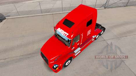 Skin Averitt Express tractor Volvo VNL 670 for American Truck Simulator
