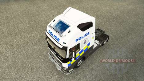 Police skin for Volvo truck for Euro Truck Simulator 2