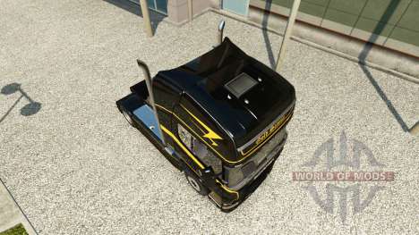 Skin Golden Lines on the tractor Scania for Euro Truck Simulator 2