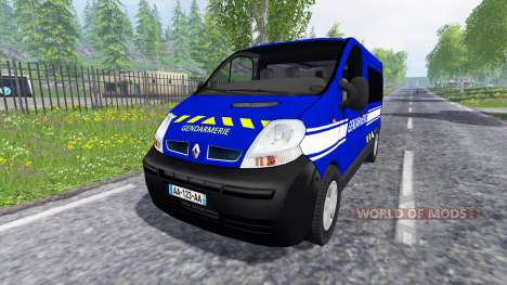 Renault Trafic Gendarmerie for Farming Simulator 2015