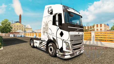 Wayang skin for Volvo truck for Euro Truck Simulator 2