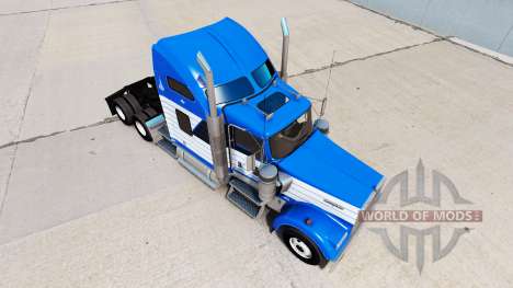 Skin Blanch Transport on truck Kenworth W900 for American Truck Simulator