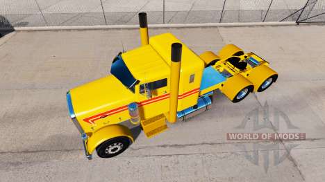 Yellow Custom skin for the truck Peterbilt 351 for American Truck Simulator