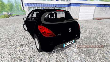 Peugeot 308 [unmarked police] for Farming Simulator 2015